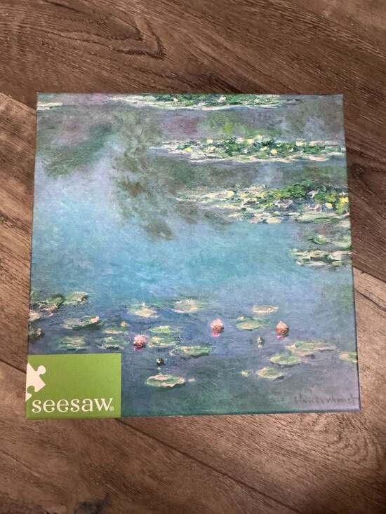 Seesaw Other - Seesaw Water Lilies by Claude Monet 500-Piece Jigsaw Puzzle